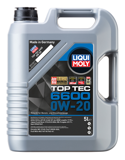 LIQUI MOLY 0W20 Motor Yağı Top Tec 6600 5 Lt. (21411)