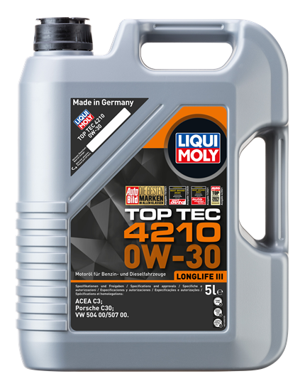 LIQUI MOLY 0W30 VW Motor Yağı Tam Sentetik TOP TEC 4210 5 Litre (21605)