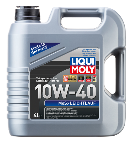 LIQUI MOLY 10W40 Motor Yağı Kısmi Sentetik MoS2'li LEICHTLAUF 4 Litre (6948)
