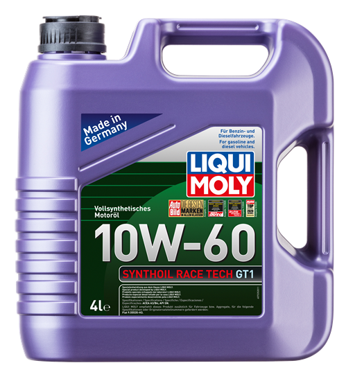 LIQUI MOLY 10W60 Motor Yağı Synthoil Race Tech GT1 4 Litre (7535)