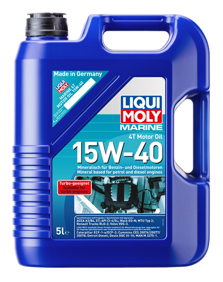 LIQUI MOLY 15W40 4T Marine Motor Yağı 5 Litre (25016)