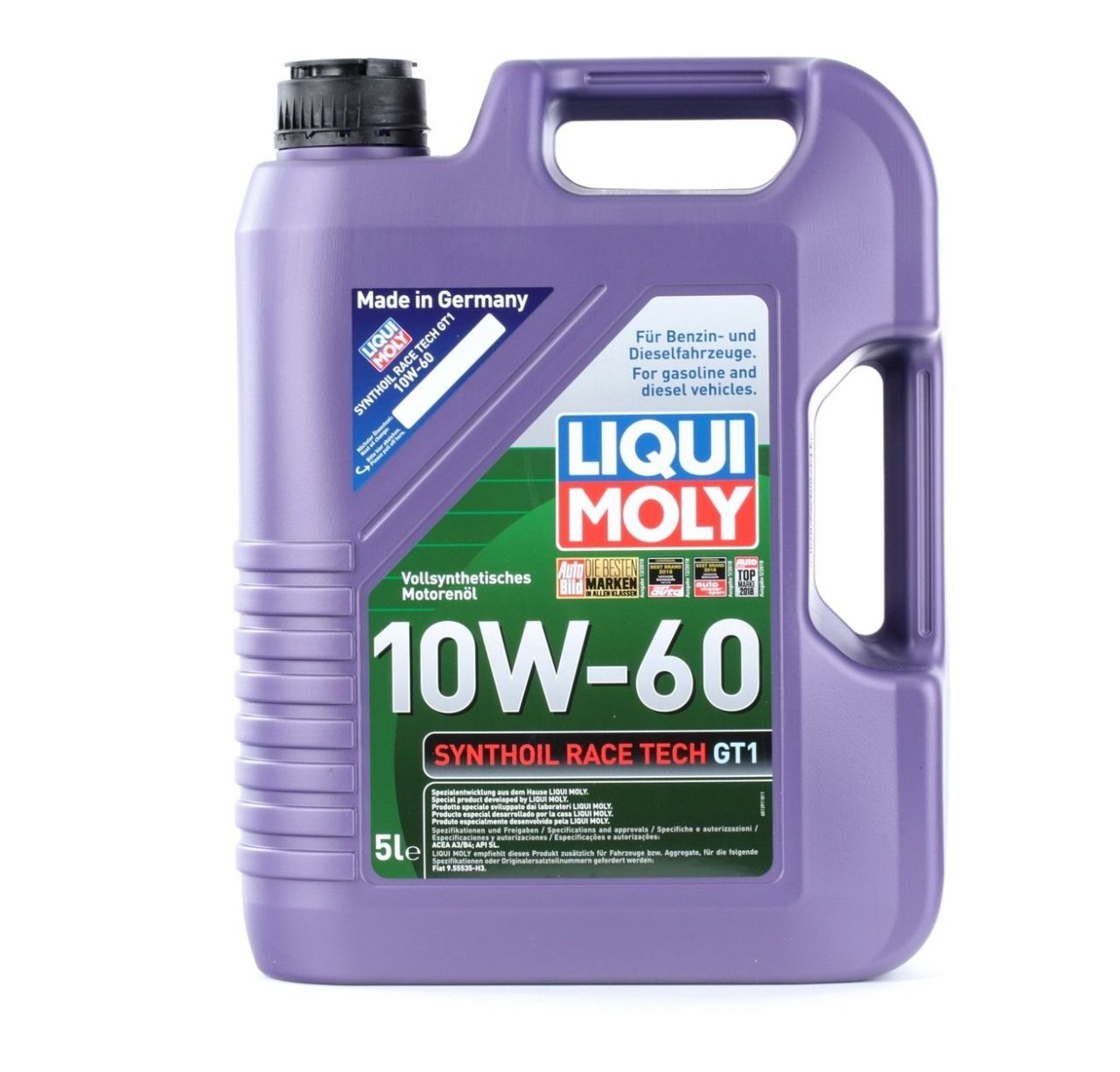 LIUQI MOLY Synthoil Race Tech GT1 10W-60 5 Lt (Üretim Yılı: 2024)