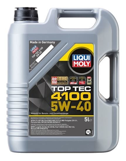 Liqui Moly Top Tec 4100 5W-40 5 Lt Motor Yağı (Üretim Yılı: 2023)