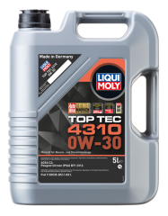 LIQUI MOLY 0W30 Motor Yağı Tam Sentetik TOP TEC 4310  5 Lt. (2362)