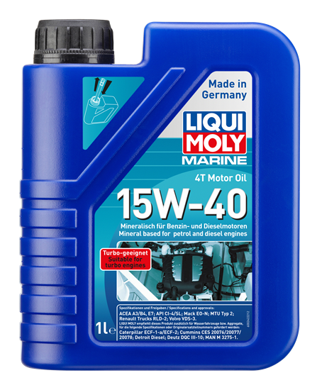 LIQUI MOLY 15W40 4T Marine Motor Yağı 1 Litre (25015)